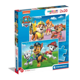 Clementoni Puzzle 2x20 Piezas Patrulla Canina CLE1685227706728