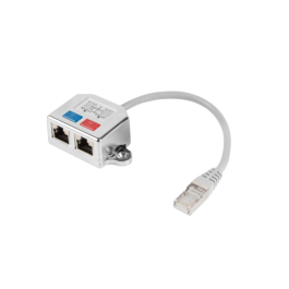 Lanberg Splitter Ethernet FTP RJ45 Adaptador para Separar Cable de Red en Dos Conexiones de 100 Mbps Cat. 5e Blindaje FTP Plata 15cm Macho/Hembra x2 Precio: 6.69000046. SKU: S5605105