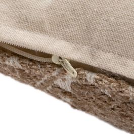 Cojín Blanco-Verde Algodón / Poliéster 40 X 60 cm