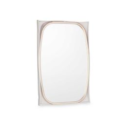 Espejo Rectangular con Asa de Polipiel Champagne - Giftdecor 43x65 cm (4 Unidades) Espejo Rectangular con Asa de Polipiel Champagne - Giftdecor 43x65 cm (4 Unidades)