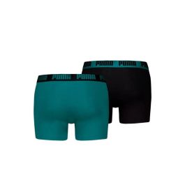 Bóxer de Hombre Puma Everyday Sea Negro Verde 2 Piezas Negro