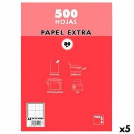 Papel Pacsa EXTRA Blanco A4 500 Hojas (5 Unidades) Papel Pacsa EXTRA Blanco A4 500 Hojas (5 Unidades)