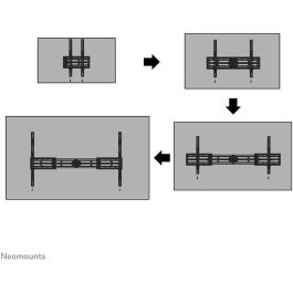 Neomounts WL35S-950BL19 Soporte de Pared TV Robusto Inclinable 55-115" 160kg Acero Negro