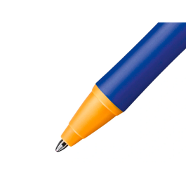 Stabilo Pointball Bolígrafo Retráctil, Punta 0.5 mm, Tinta Azul, 79% Plástico Reciclado