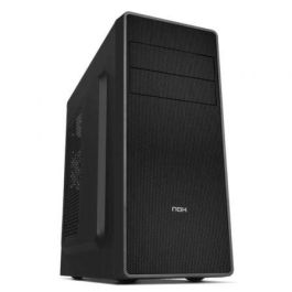 NOX Coolbay RX Caja PC Negra ATX Micro ATX, Chasis de Ordenador con Rejilla Frontal y Ventilador 120mm