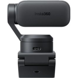 Insta360 Link2 Webcam 4K Ultra HD con Autoenfoque y Rastreo Facial, 60 fps, Zoom Digital 4x, Reducción Ruido