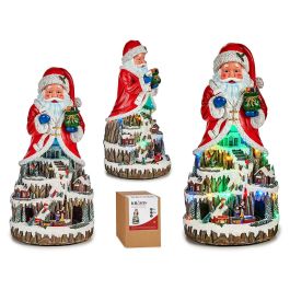 Papa Noel Grande de Resina con Música y Luz, 25x51x25 cm - Krist+ (2 Unidades) Precio: 136.68999982. SKU: B1HTQP2FV2