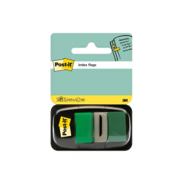 Post-it Banderitas separadoras 680-3 transparentes, escribibles y reutilizables, dispensador de 50 unidades, 25,4 x 43,1 mm