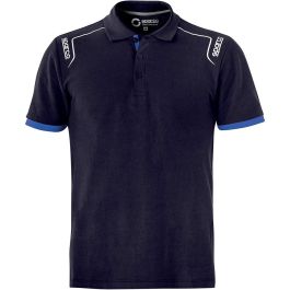 Sparco S02407BM3L Polo Tech Stretch Azul Marino Talla L