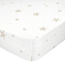 Sábana Bajera HappyFriday BASIC KIDS Blanco Beige 70 x 140 x 14 cm Estrellas Precio: 18.69000001. SKU: B13XA3ACNY