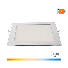 Edm Downlight LED empotrable cuadrado 20W luz fría 6400K 1500LM 22x22cm