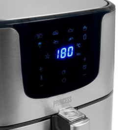 Princess 183312 Freidora de Aire Deluxe Digital XXL Sin Aceite, 5.5L, 1700W, 8 Programas, 7 Raciones