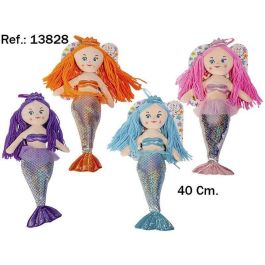 Beatriz Muñeca Sirenita de 40 cm en 4 Colores Surtidos, Juguete Infantil para Niñas a partir de 3 Años