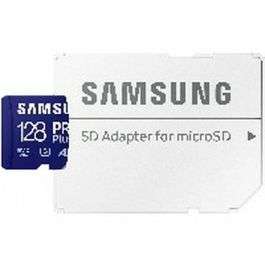Tarjeta de Memoria Micro SD con Adaptador Samsung MicroSDHC PRO Plus 128GB