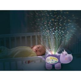 Vtech Baby Hippo Dodo Noche Estrellada Luz Nocturna Musical para Bebé con Proyector de Estrellas, Sensor de Sonido y 60 Melodías