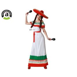 Disfraz Mujer Adulto Mejicana Tricolor XXL Precio: 23.232. SKU: B1JYJN2N4F