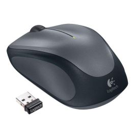 Logitech M235 Ratón Inalámbrico Gris Oscuro con Tracking Óptico Avanzado, Batería 1 Año, Nano Receptor USB Compacto para Portátiles
