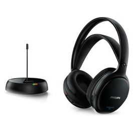 Philips Auriculares Inalámbricos SHC5200/10, Diadema, Negro, Sonido de Alto Rendimiento, Banda Autoajustable, 14h Autonomía