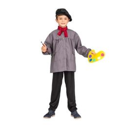 Disfraz infantil pintor boina, corbatín, blusón, pantalones, paleta colores y pincel talla 5-6 y Disfraz infantil pintor boina, corbatín, blusón, pantalones, paleta colores y pincel talla 5-6 y