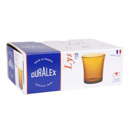 Duralex Set de 6 Vasos Lys Ambar 21 cl (12 Cajas)