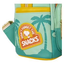 Loungefly Mochila Snoopy Road Trip Peanuts 26cm Piel sintética, Tirantes ajustables, Bolsillo frontal con cremallera, Bolsillos laterales