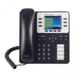 Grandstream GXP-2130 v2 Teléfono IP Negro 3 Líneas, Pantalla TFT, Gigabit Ethernet, Bluetooth, PoE Precio: 116.8999997. SKU: B1DL747P89