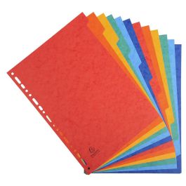 Separadores Exacompta A4 Multicolor (25 Unidades) (12 Unidades)