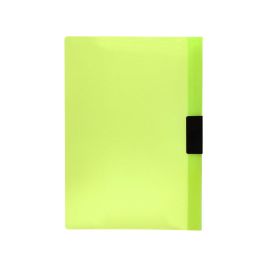 Carpeta Liderpapel Dossier Pinza Lateral 45303 Polipropileno Din A4 Verde Cla30 Hojas Pinza Deslizante