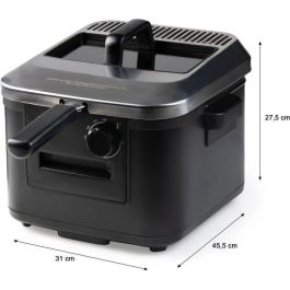 Domo DO545FR Freidora de 4 Litros y 2000 Vatios con Temperatura Ajustable 130-190°C