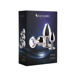 Plug Anal S Pleasures Plateado 3 Piezas Precio: 22.68999986. SKU: B18P9ZENT3