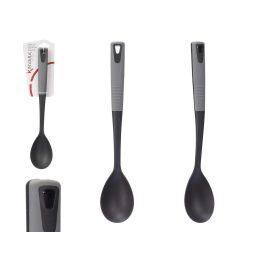 Kinvara Cuchara de Cocina de Plástico (TPR/PBT) Gris/Negro 34 cm – Utensilio Resistente y Práctico para tu Cocina (24 Unidades) Precio: 36.49999969. SKU: B16LJ74VLH