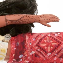 Disney Princess JFF09/MATJFF09 - Muñeca Nadadora Vaiana 2 con Corpiño que Cambia de Color