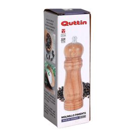 Molinillo de Pimienta de Madera 15 cm Quttin (20 Unidades) Molinillo de Pimienta de Madera 15 cm Quttin (20 Unidades)
