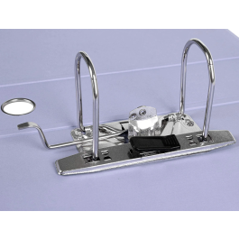 Liderpapel Archivador de Palanca Color System A4 Lavanda, Lomo 80 mm, Compresor Metálico, 2 Anillas