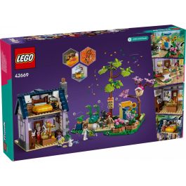 LEGO 42669 Friends Casa del Apicultor y Jardín de Flores - Juego Creativo para Niñas