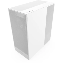 Nzxt NZX0810074845588 H7 Flow RGB Caja de Torre Media con Ventiladores RGB Incluidos, Color Blanco