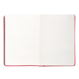 Antartik Cuaderno A5 Tapa Dura Rojo Hojas Lisas 100 Hojas 80gr FSC