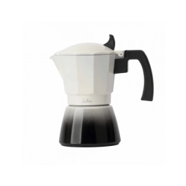 Jata HCAF2403 Cafetera Italiana Bistrea de Inducción, Cuerpo de Aluminio, 3 Tazas, Blanca-Negra Precio: 14.58999971. SKU: B1EFV3H8G5