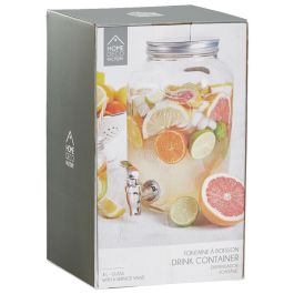 Home Deco Factory Dispensador Bebida 4 L Cristal Colección Cocktail