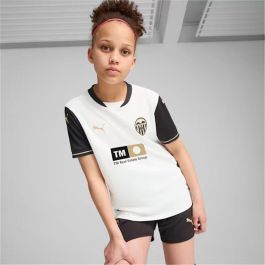 Camiseta de Fútbol de Manga Corta para Niños Puma Valencia C.F. Home Replica