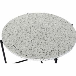 Mesa Centro Glam DKD Home Decor Negro Blanco 80 x 45 x 80 cm