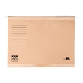 Carpeta Colgante Liderpapel Folio Prolongado Kraft 10 unidades