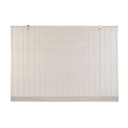 Estor Enrollable DKD Home Decor Barnizado Blanco Bambú 120 x 2 x 230 cm