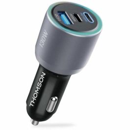 Thomson THO3513767410502 Cargador Coche 130W, Tecnología GaN, 2 USB-C PD 100W + PD 30W Precio: 55.50000049. SKU: B14Q2AGHF6