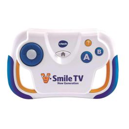 Vtech Videoconsola V.Smile TV Nueva Generación Educativa con 6 Mundos, Edad 3-7 Años, 11,5x14,5x2,6 cm