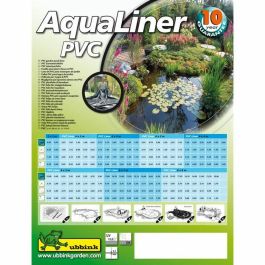 Ubbink 1331950 Cubierta de Estanque Liner PVC 0,5 mm - 4 x 5 m