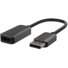 Belkin AVC011btSGY-BL Adaptador Activo DisplayPort a HDMI 4K HDR, Conectores Macho/Hembra, Negro/Gris, 0.22m Precio: 51.49999943. SKU: B1EGAVAG9N