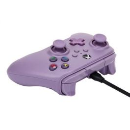 Power A XBGP0025-01 Mando con Cable Nano Enhanced para Xbox Series X/S, Xbox One y PC, Compacto, 2 Botones Asignables, Lila