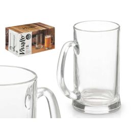 Jarra Cerveza 650 Ml Con Asa Vivalto 12X16CM (18 Unidades) Precio: 40.49999954. SKU: B19YSJELMS