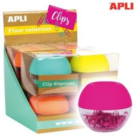 Apli Portaclips Redondo Con 50 cLips Colores Surtidos Precio: 3.50000002. SKU: B1K74SW2R4